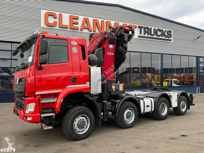 Camion Tatra T 158 8x6 Euro 6 HMF 85 Tonmeter...