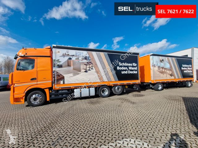 Lastbil med släp Mercedes 2548 / Retarder /...