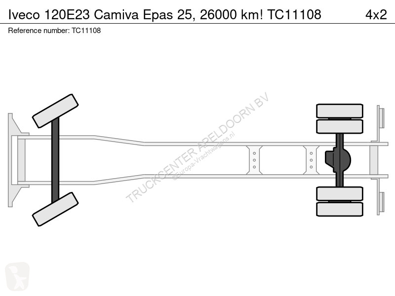 Kamion Iveco 120E23 Camiva Epas 25, 26000 km!