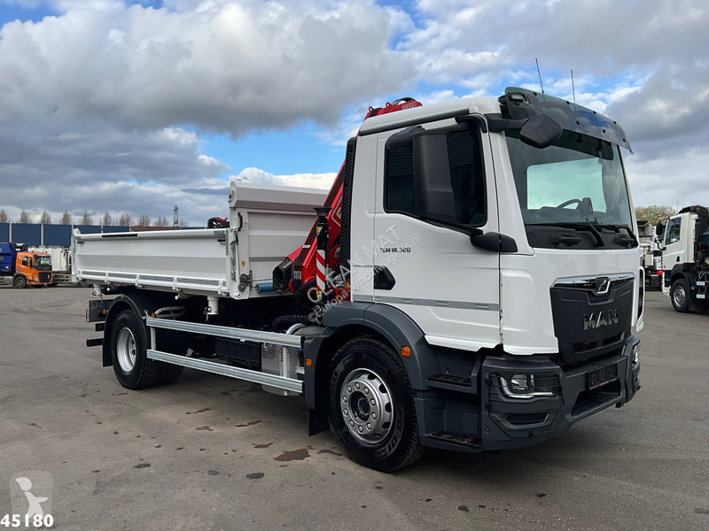 Lastbil MAN TGM Euro 6 Fassi 13 Tonmeter...