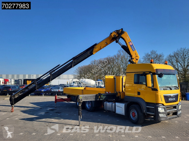 Lastbil MAN TGS 6X4 HMF 5020-K6 Crane Kran...