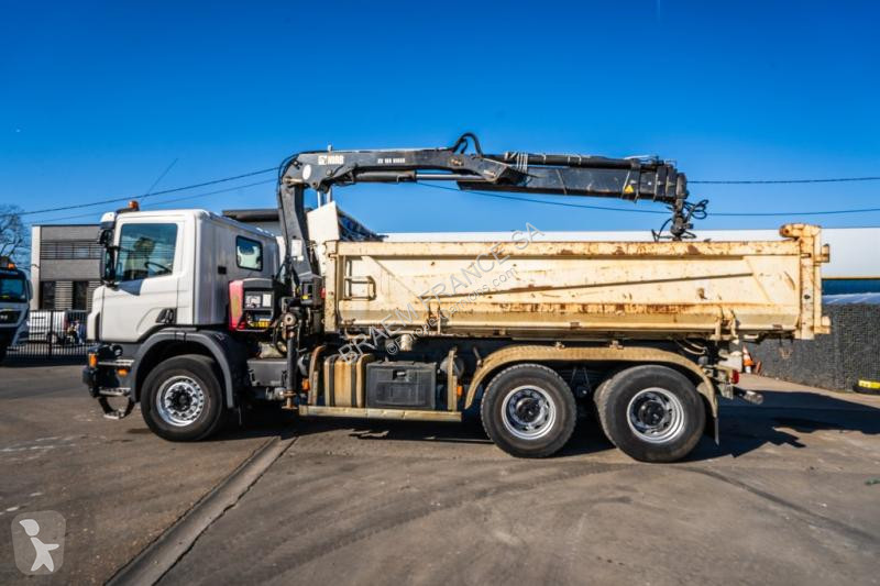 Camion Scania P 400 // BIBENNE // RUE HIAB 16...