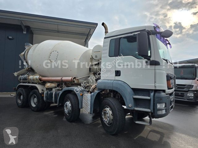 Lastbil MAN 35.440 /8X4 / Wechsel 9qm Mixer +...