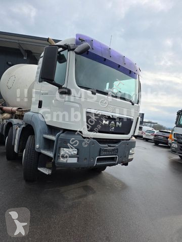 شاحنة MAN 35.440 /8X4 / Wechsel 9qm Mixer + Kipper