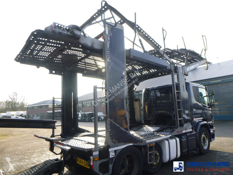 Camion Scania 410 6x2 RHD Rolfo car transporter