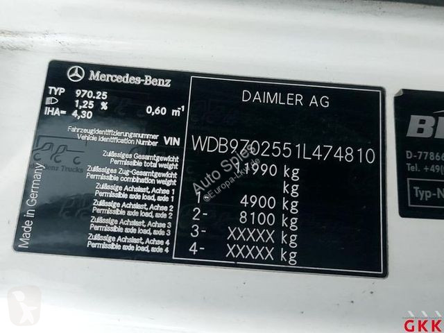 Camion Mercedes 1222 Euro5 Bär 5,75Meter -30°C