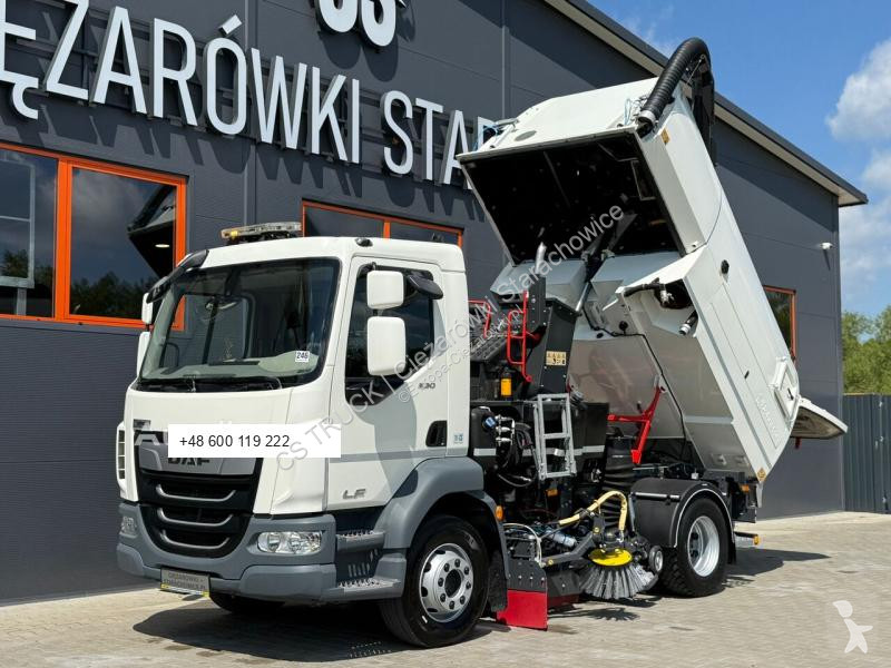 Vägmaskiner DAF LF 15.230 Euro 6 // zamiatarka...