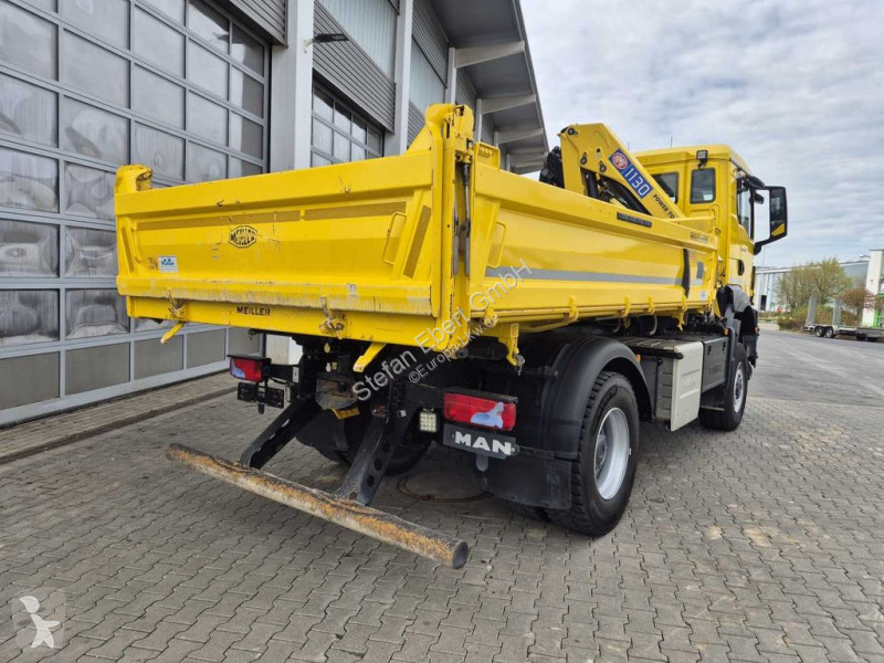 Lastbil MAN 18.430 4x4 BL Kran HMF 1130K-RCS...
