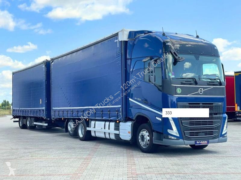 Lastbil med släp Volvo FH 460 / ZESTAW TANDEM...