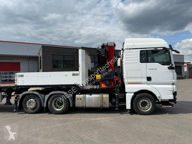 Lastbil MAN TGX 6x2 mit HMF 3000-5 Kran TÜV NEU