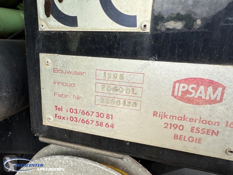 Kamion DAF 95360 20400 Liter, 8x4 Steel springs