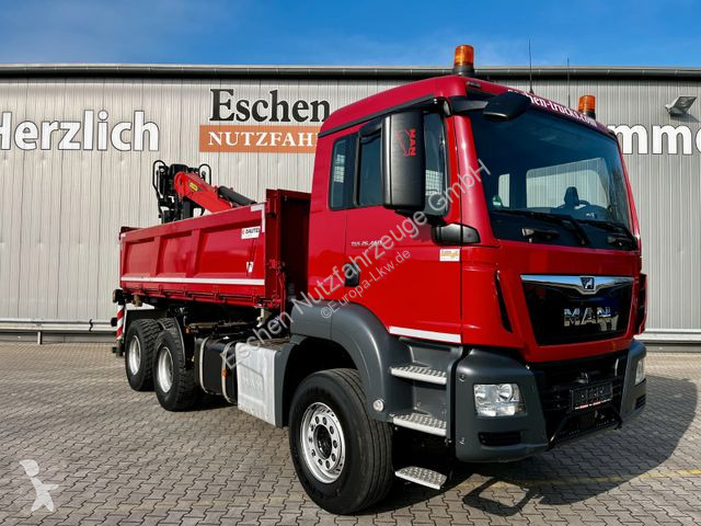 Lastbil MAN 26.460 6x4BB|Palfinger M12L83...