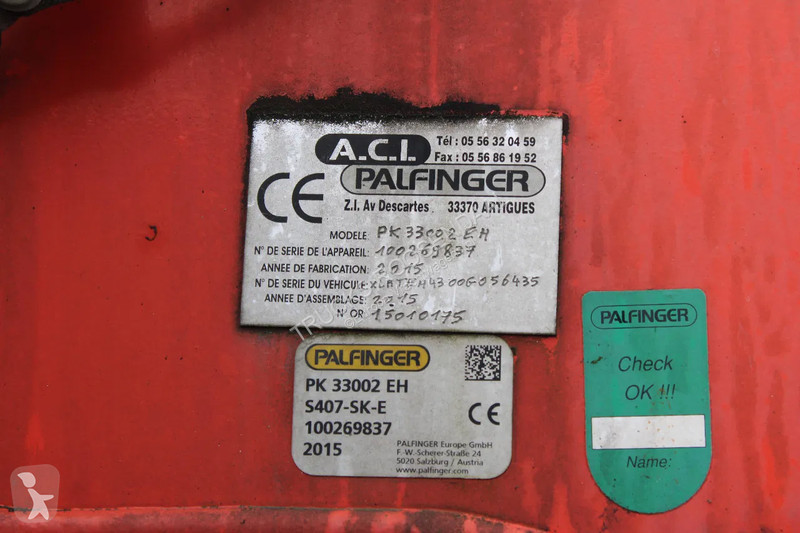 Kamion DAF 106510 + PALFINGER 330002EH + 656...