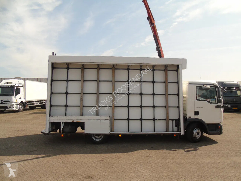 Lastbil MAN 8.180 + PALFINGER + GLASS TRUCK +...