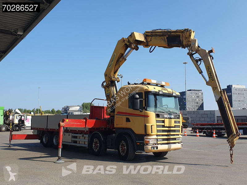 Camion Scania 124G 470 8X4 Palfinger PK45000 C4...
