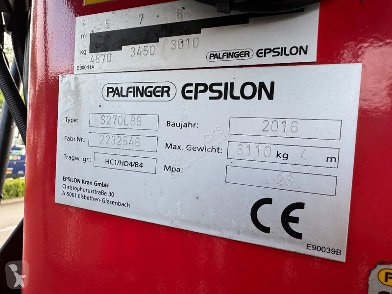 Vrachtwagen Scania R580 6X4 EPSION S27088 2 AXE...