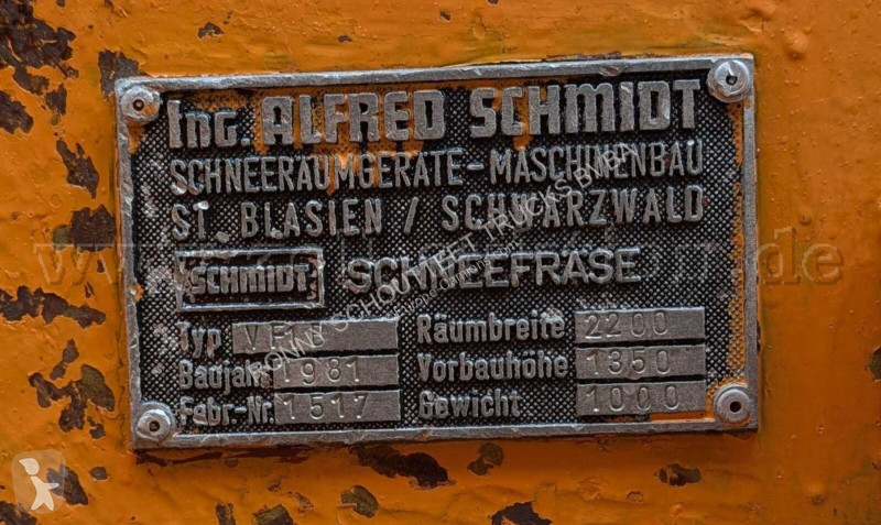 Gemeentevoertuig Unimog U52 411 4x4 Schneefräse...