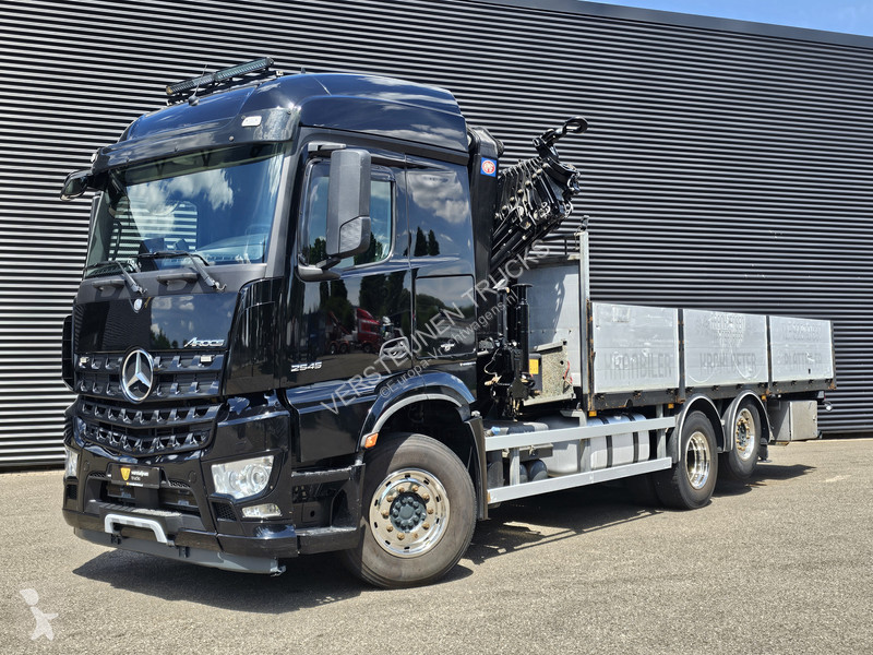 Kamion Mercedes 2545 6x2 / HMF 32 t/m CRANE / KRAN