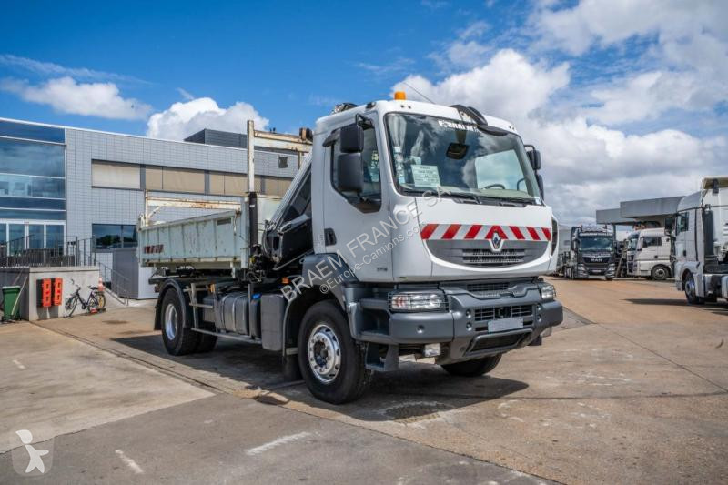 Lastbil Renault KERAX 370 DXI + I BENNE+HIAB...