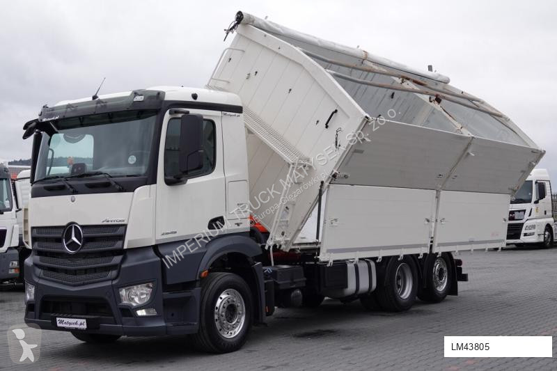 Kamion Mercedes ACTROS / 2545 / 6x2 / WYWROTKA...