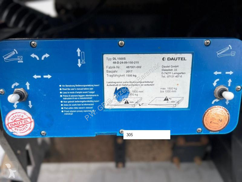 Camion Mercedes 1530 CURTAIN PLANE+LIFT 1.HAND