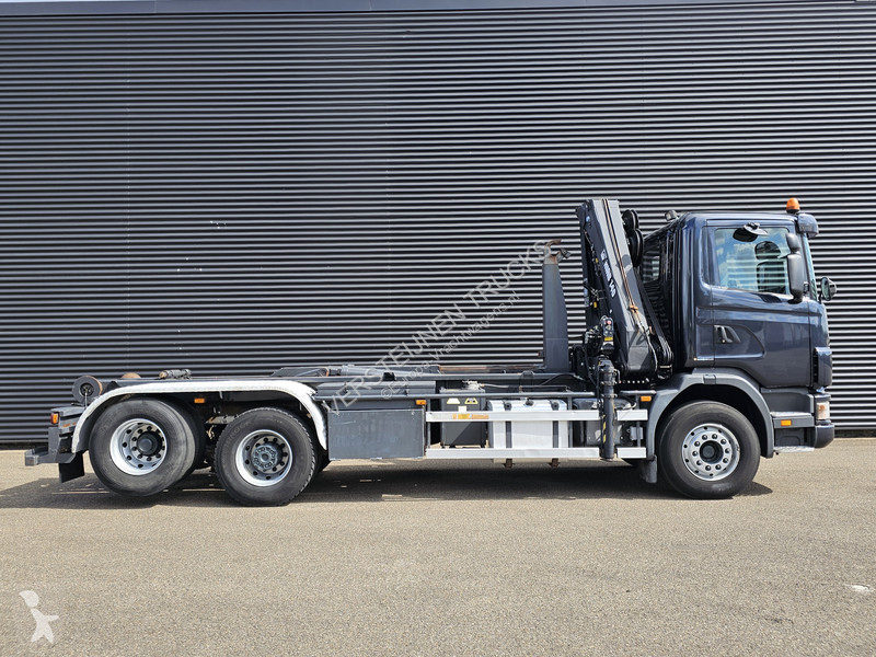 Camion Scania 340 6x2 / HIAB CRANE + 25T HOOKLIFT