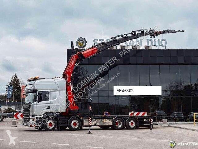 Camion Scania R730 8x2 Fassi F990 Fly Jib 30m...