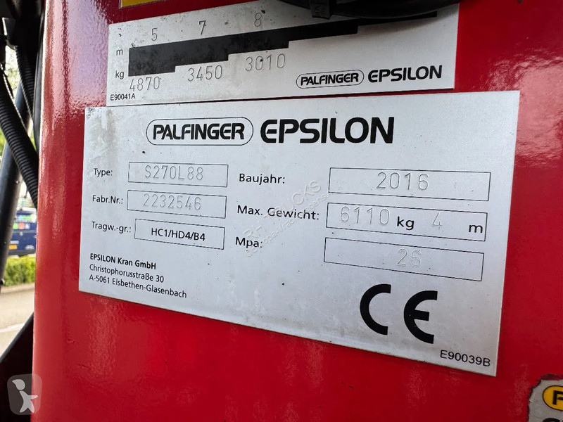 Camion Scania R580 V8 6X4 EPSION S27088 2 AXE...