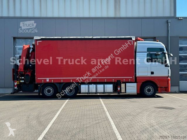 Lastbil MAN TGX 26.510 6x2 Pritsche/Plane...