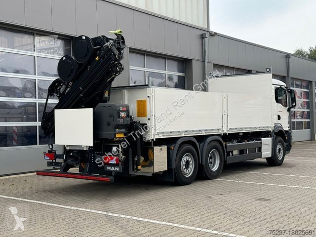 Lastbil MAN TGS 6x2-4 Pritsche HIAB 228-6 Funk ACC