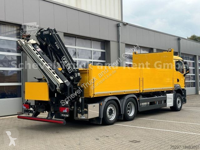 Lastbil MAN TGS 26.430 6x2-4 Pritsche mit FASSI...