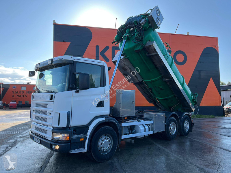 Lastbil Scania R 124 6x2*4 TANK 1500 I + 13000...