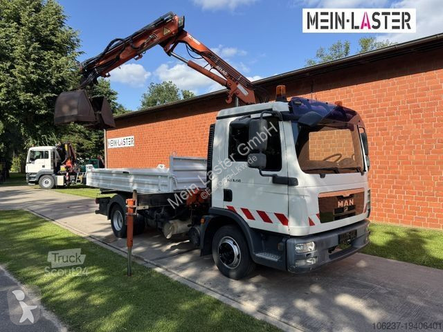 Camion MAN TGL 3 S-Kipper Atlas 75 10m -1t....