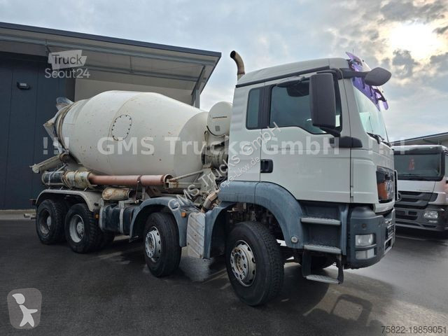Lastbil MAN TGS 35.440 /8X4 / Wechsel 9qm Mixer...
