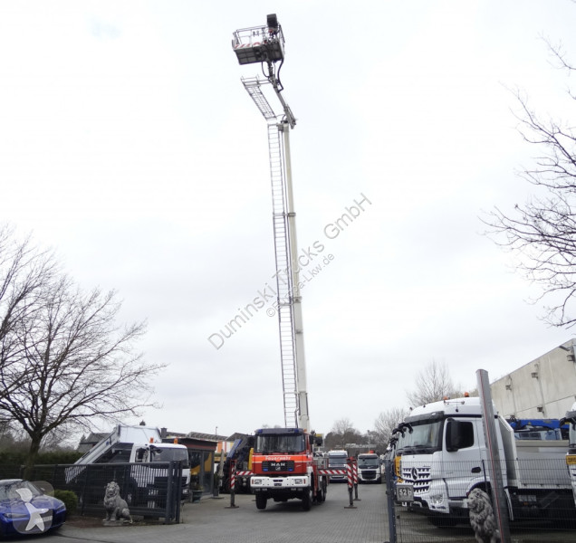 Lastbil MAN FE 410 6X6 Feuerwehr Vema Lift 32...