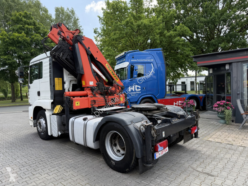 Lastbil MAN TGA 18.430 Kran Palfinger 16502 Jib...