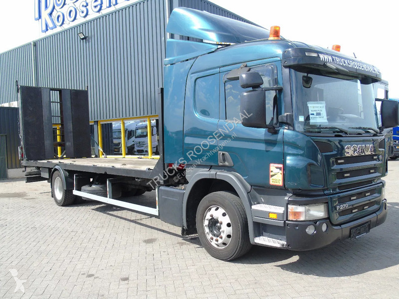Kamion Scania 270 + manual + hydrolic ramps +...