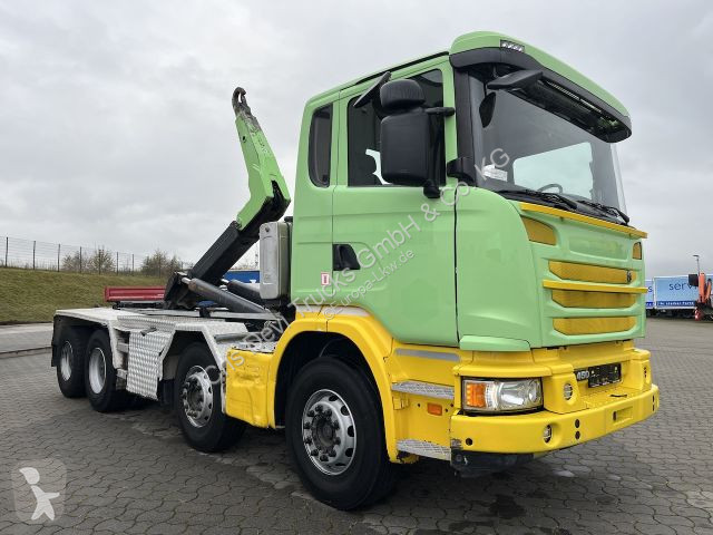 Camion Scania 450 8x4 Trösch Abrollkipper