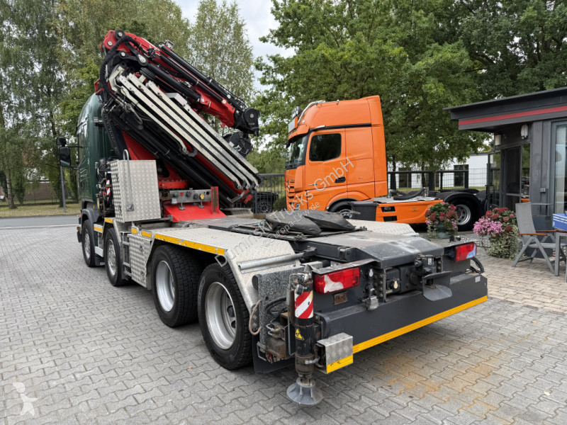 Camion Scania 8X4 Kran Fassi F660 bis 34 Meter