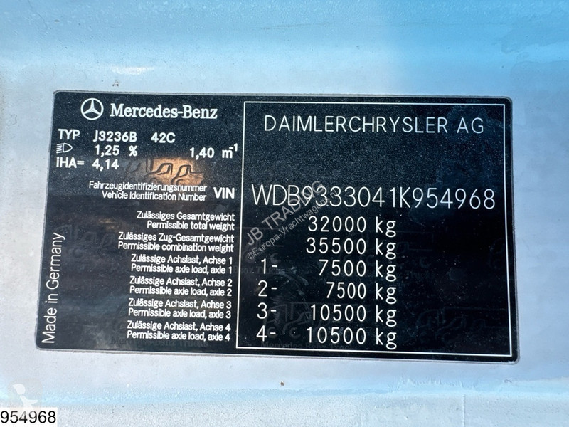 Kamion Mercedes 3236 8x4, EURO 3, SCHWING, Leaf...