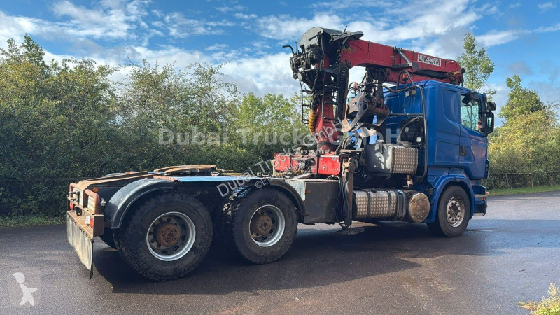 Camion Scania 500 6x4 Holztransporter