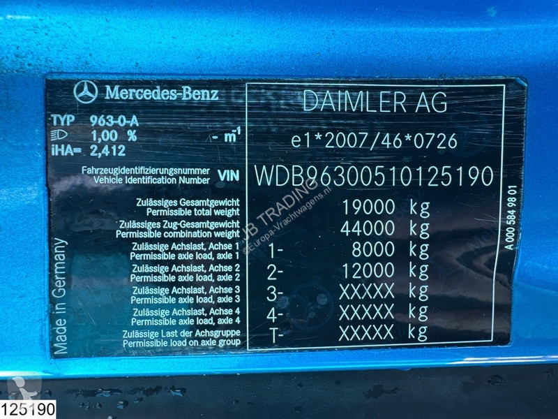 شاحنة Mercedes 2043 EURO 6, ROLFO, Hydraulics,...