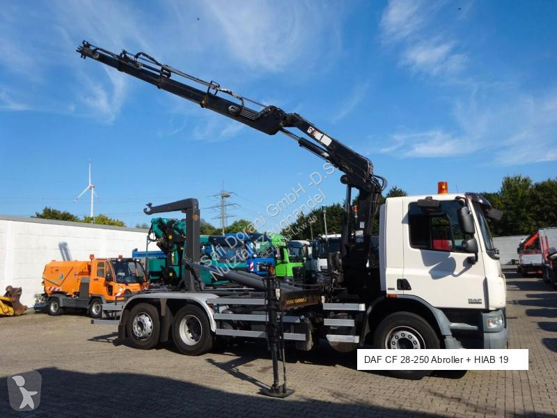 شاحنة DAF 28-250 CF Abroller + HIA B195-3 Kran