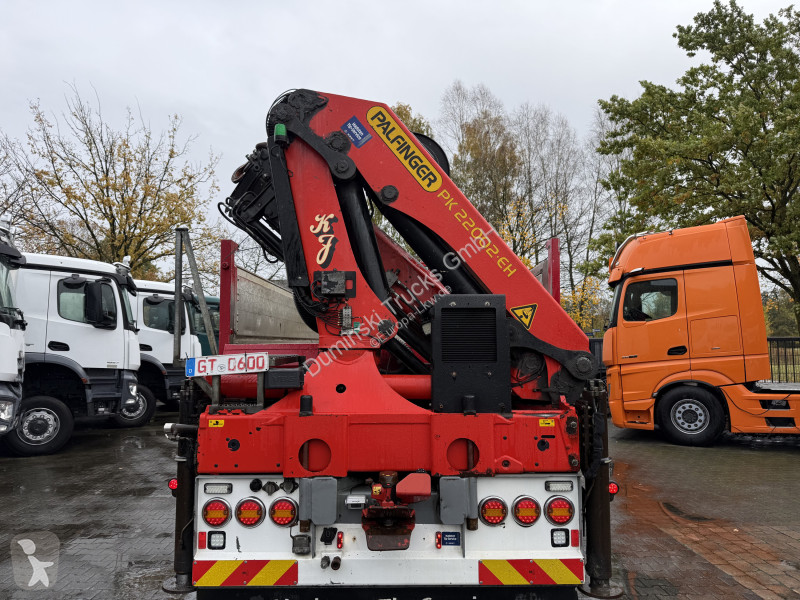 شاحنة Scania R580 V8 8X4 Kipper Kran Palfinger...