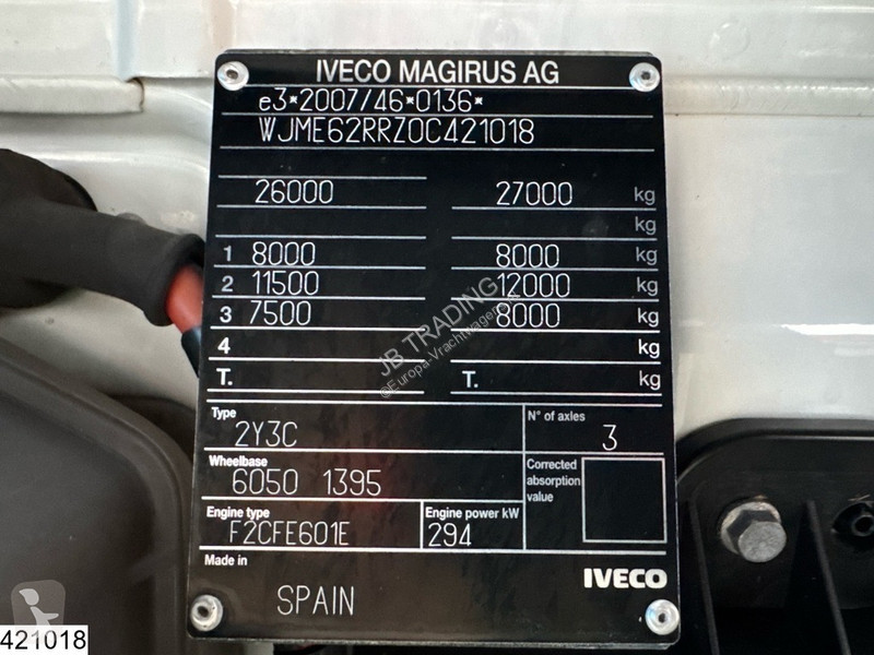 Грузовик Iveco 400 CNG-LNG 6x2, EURO 6,...