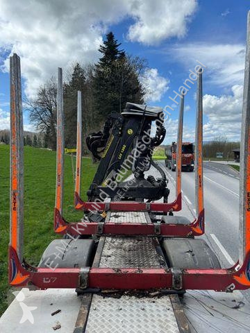 شاحنة MAN TGX 33.500 4X6 HOLZ KRAN ANHÄNGER
