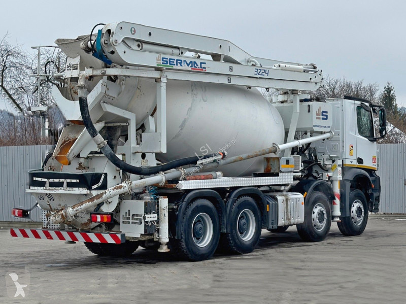Beton Mercedes AROCS 3743 * Betonpumpe + FUNK *...