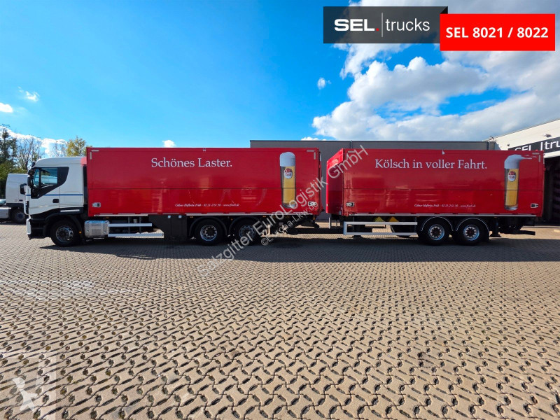 شاحنة مقطورة Iveco 420 / Ladebordwand /...