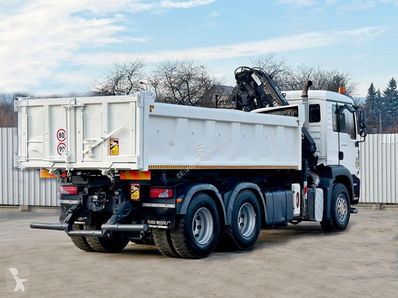 شاحنة MAN 26.350 * KIPPER 4,90m + TEREX ATLAS *...