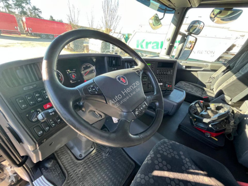 شاحنة Scania G 410 6x2 Pritsche Heckkran...